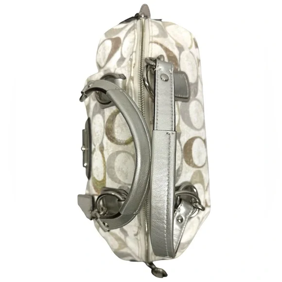 Coach Kristin Signature Dome Sequin Satchel Shoulder Bag #19338